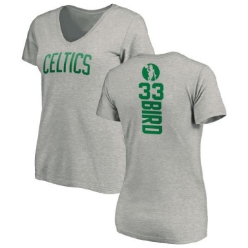 Women's Larry Bird Backer T-Shirt - Ash