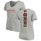 Women's Larry Brooks Backer V-Neck T-Shirt - Ash