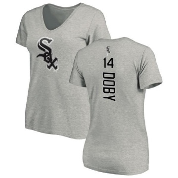 Women's Larry Doby Backer Slim Fit T-Shirt - Ash