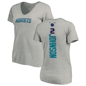 Women's Larry Johnson Backer T-Shirt - Ash