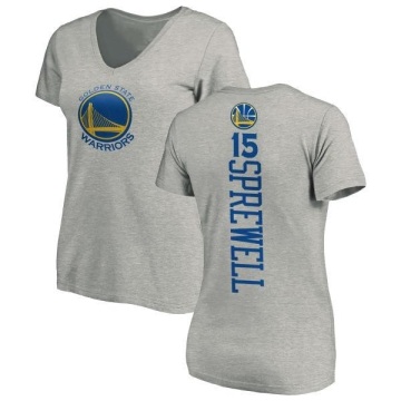 Women's Latrell Sprewell Backer T-Shirt - Ash