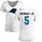 Women's Laviska Shenault Jr. Name & Number Slim Fit T-Shirt - White