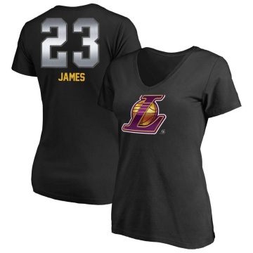 Women's LeBron James Midnight Mascot T-Shirt - Black