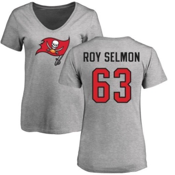 Women's Lee Roy Selmon Name & Number Slim Fit T-Shirt - Ash