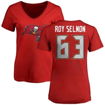 Women's Lee Roy Selmon Name & Number Slim Fit T-Shirt - Red