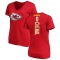 Women's Leo Chenal Backer Slim Fit T-Shirt - Red
