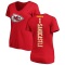 Women's Leon Sandcastle Backer Slim Fit T-Shirt - Red