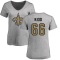 Women's Lewis Kidd Name & Number Slim Fit T-Shirt - Ash