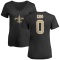 Women's Lewis Kidd Name & Number Slim Fit T-Shirt - Black