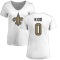 Women's Lewis Kidd Name & Number Slim Fit T-Shirt - White