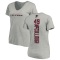 Women's Liam McCullough Backer V-Neck T-Shirt - Ash