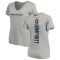 Women's Lil'Jordan Humphrey Backer V-Neck T-Shirt - Ash