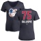 Women's Logan Gillaspie Name and Number Banner Wave V-Neck T-Shirt - Navy