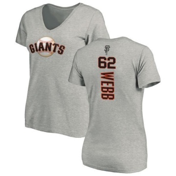 Women's Logan Webb Backer Slim Fit T-Shirt - Ash