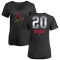 Women's Lou Brock Midnight Mascot V-Neck T-Shirt - Black