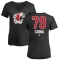 Women's Lucas Ciona Name and Number Banner Wave V-Neck T-Shirt - Black
