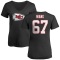 Women's Lucas Niang Name & Number Slim Fit T-Shirt - Black
