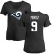 Women's Luis Perez Name & Number Slim Fit T-Shirt - Black