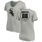 Women's Luis Robert Jr. RBI Slim Fit V-Neck T-Shirt - Heathered Gray