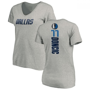 Women's Luka Doncic Backer T-Shirt - Ash