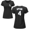Women's Luke Appling Name & Number T-Shirt - Black