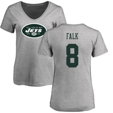 Women's Luke Falk Name & Number Slim Fit T-Shirt - Ash