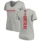 Women's Luke Goedeke Backer V-Neck T-Shirt - Ash