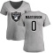 Women's Luke Masterson Name & Number Slim Fit T-Shirt - Ash