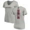 Women's Mack Hollins Backer V-Neck T-Shirt - Ash