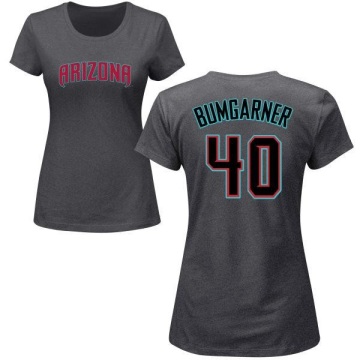 Women's Madison Bumgarner Name & Number T-Shirt - Charcoal