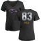 Women's Makai Polk Midnight Mascot T-Shirt - Black