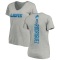 Women's Malcolm Rodriguez Backer V-Neck T-Shirt - Ash