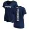 Women's Malik Cunningham Backer Slim Fit T-Shirt - Navy