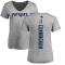 Women's Malik Cunningham Backer V-Neck T-Shirt - Ash
