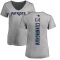 Women's Malik Cunningham Backer V-Neck T-Shirt - Ash