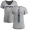 Women's Malik Cunningham Backer V-Neck T-Shirt - Ash