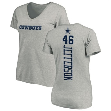 Women's Malik Jefferson Backer Slim Fit T-Shirt - Ash
