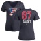 Women's Marc-Andre Gaudet Name and Number Banner Wave V-Neck T-Shirt - Navy