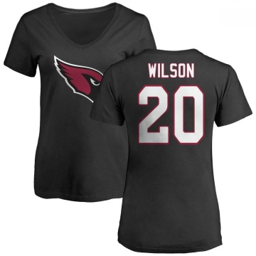 Women's Marco Wilson Name & Number Slim Fit T-Shirt - Black