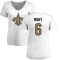 Women's Marcus Maye Name & Number Slim Fit T-Shirt - White
