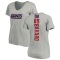 Women's Mark Bavaro Backer V-Neck T-Shirt - Ash