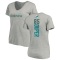 Women's Mark Duper Backer V-Neck T-Shirt - Ash