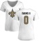 Women's Mark Evans II Name & Number Slim Fit T-Shirt - White