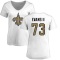 Women's Mark Evans II Name & Number Slim Fit T-Shirt - White