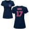 Women's Mark Grace Name & Number T-Shirt - Navy