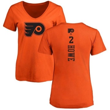 Women's Mark Howe One Color Backer T-Shirt - Orange