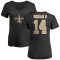 Women's Mark Ingram II Name & Number Slim Fit T-Shirt - Black