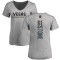 Women's Mark Stone Backer Slim Fit V-Neck T-Shirt - Heathered Gray