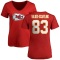 Women's Marquez Valdes-Scantling Name & Number Slim Fit T-Shirt - Red