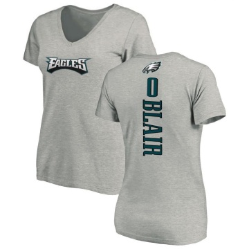 Women's Marquise Blair Backer V-Neck T-Shirt - Ash